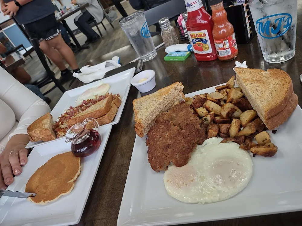 Country Breakfast and Corned Beef Hash